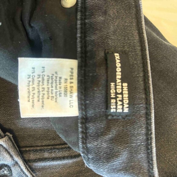 Veronica Beard Sheridan High Rise Flared Jeans - Picture 3 of 3